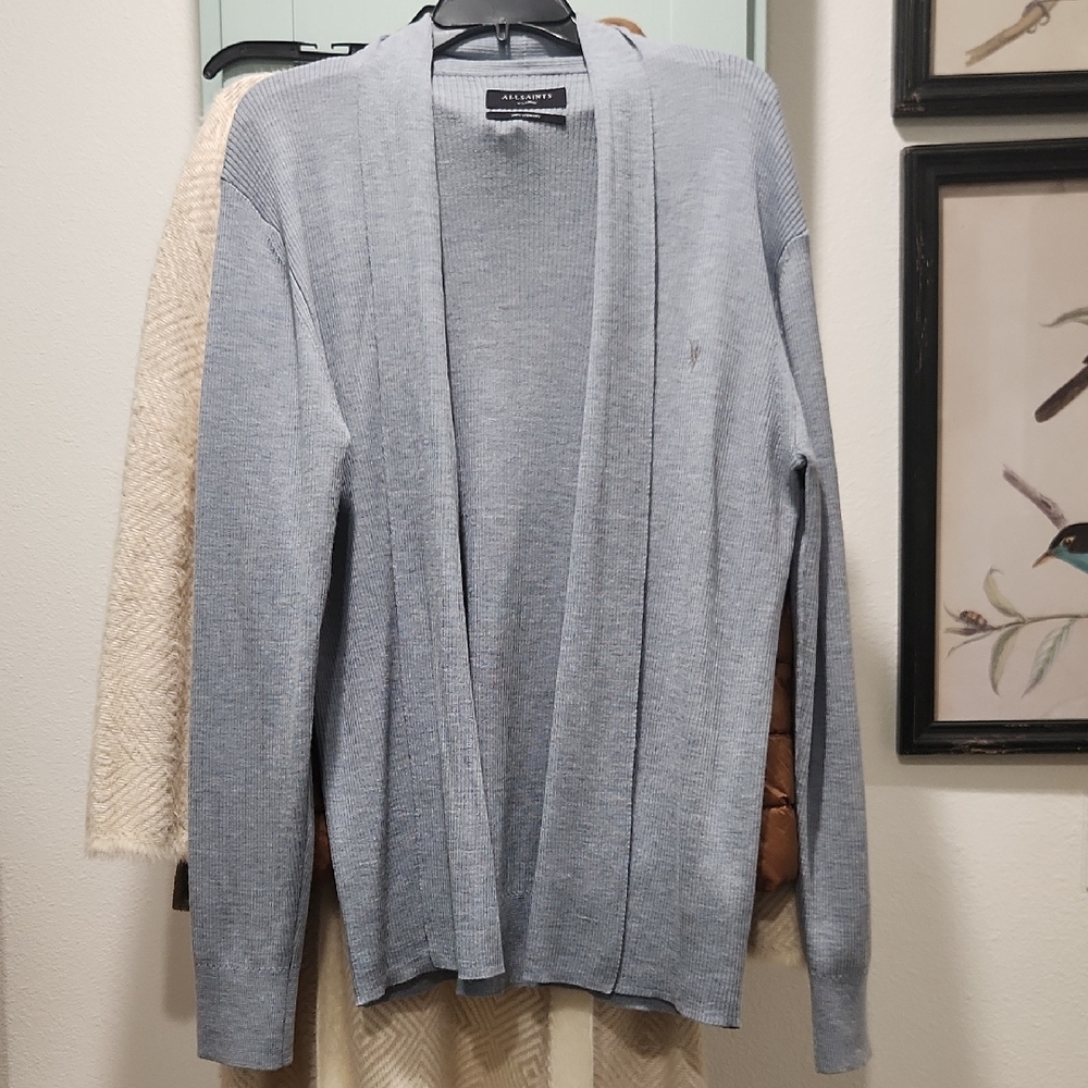 All Saints Light Blue Women's Cardigan